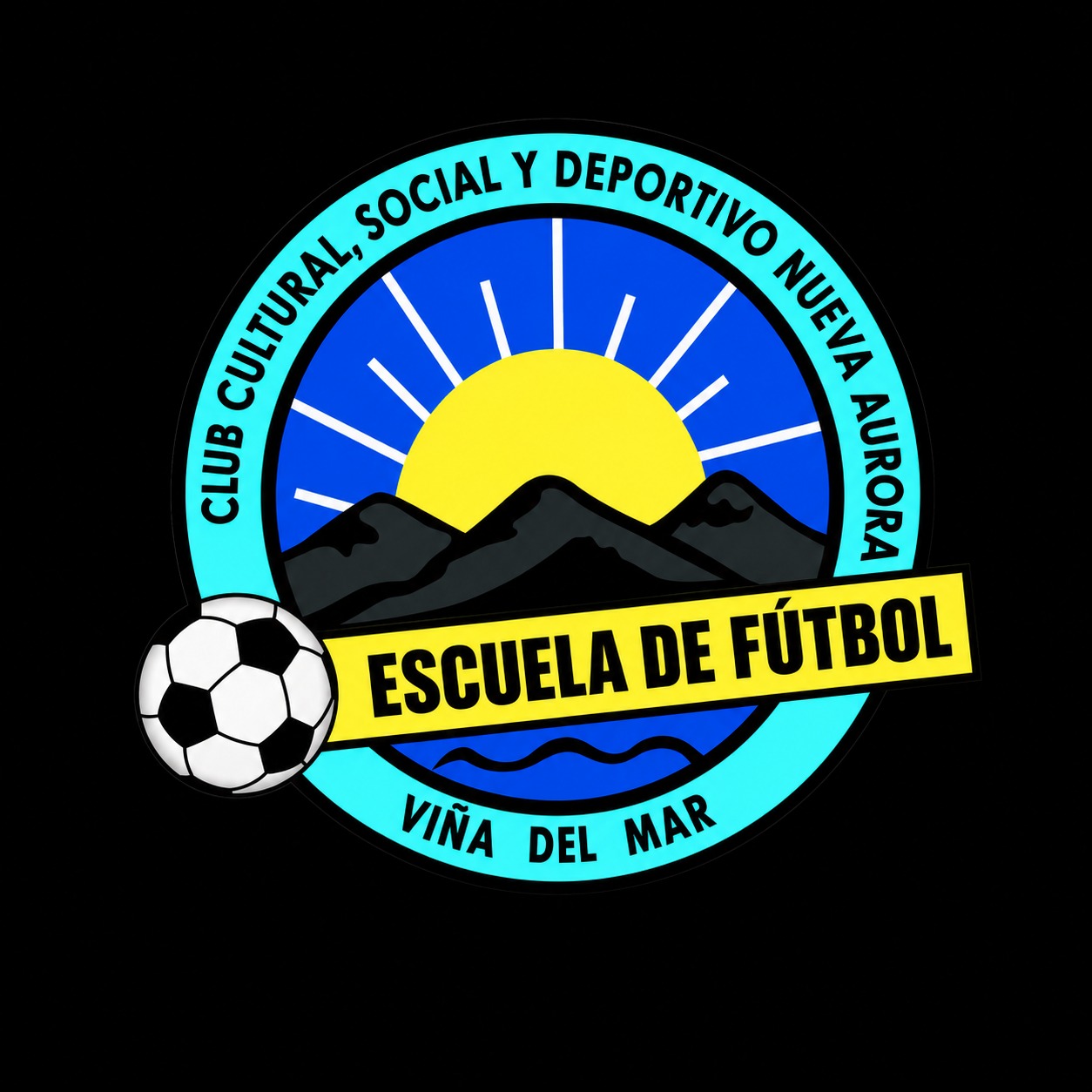 Logo de la Escuela de Fútbol Nueva Aurora